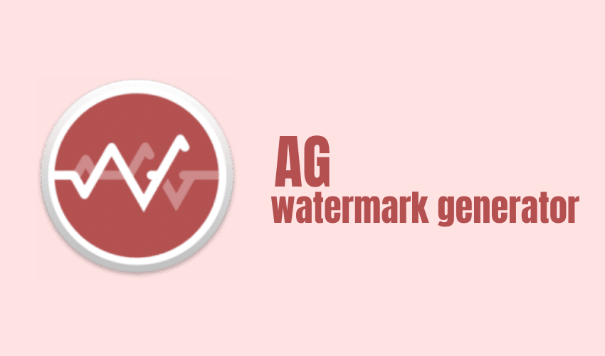 Download AG Watermark Generator Crack for Free
